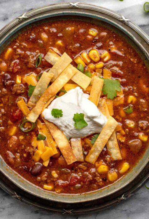 Taco Soup Recipe: A Hearty Delight