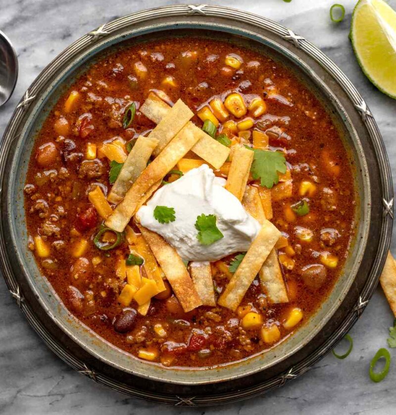 Taco Soup Recipe: A Hearty Delight